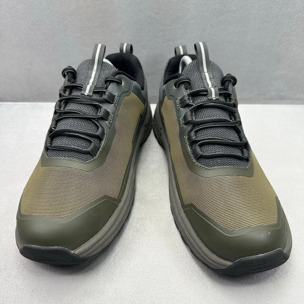 OrthoFeet Cascade 648 Mens Size 10.5 (D) Hiking Shoes Olive Water Resistant